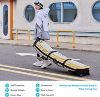 Sac de snowboard à roulettes RIDE WIND avec roues, longueur réglable, nylon/polyester/EVA
