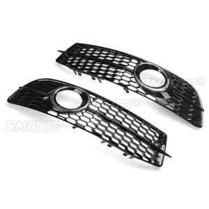 ตะแกรงครอบไฟตัดหมอกหน้ารถยนต์แบบรังผึ้ง สำหรับ Audi A6 C6 S-Line ปี 2008-2011 รุ่น 4F0807681Q01C 4F0807681Q02C - Product Image 3