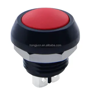 HONGJU PB-08-M-BR Water Resistant Waterproof Momentary Push Button Switch Ip65 Pb08