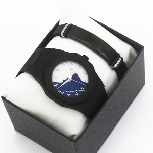 Luxury <b>Watch</b> for Men Lightweight Plastic Material 40mm Dial Quartz <b>Watches</b> Bracelet <b>Set</b> Jewelry Bulk Buy - Product Image 1