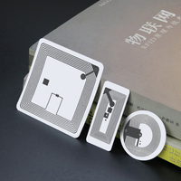 Étiquette RFID ISO15693 pour bibliothèque, puce I Code SLIX, étiquettes HF inscriptibles, fréquence 13,56 MHz, autocollant adhésif en papier pour la gestion des fichiers et des livres