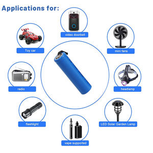3,7 В ICR14500 1200 мАч Кнопка сверху плоский верхний аккумулятор <span class=keywords><strong>14500</strong></span> 800 мАч 750 мАч 700 мАч литий-ионный аккумулятор ICR14500 - Product Image 5