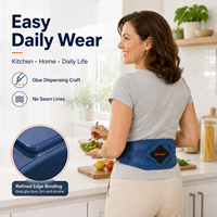 Ceinture de massage intelligente rechargeable, réglable et sans fil pour la taille, idéale pour la maison, le bureau et la salle de sport