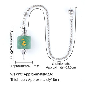Vente en gros de pendentifs gravés au laser avec symboles géométriques, runes, symboles de puissance, pour la méditation et le yoga, à modulation de fréquence - Product Image 3