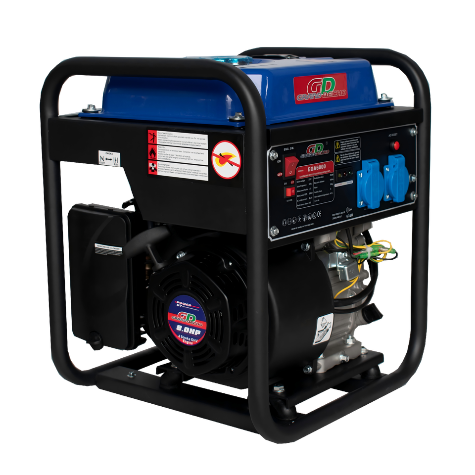 Super Silent 5.5kW Inverter Generator EGA6000 Portable Gasoline Power ...