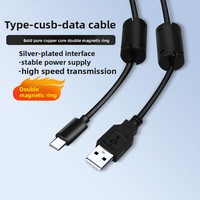 Câble de données Type-C authentique à double noyau de ferrite, charge rapide, conforme EMI/CE, suppression des interférences, 1,5 m – Direct usine