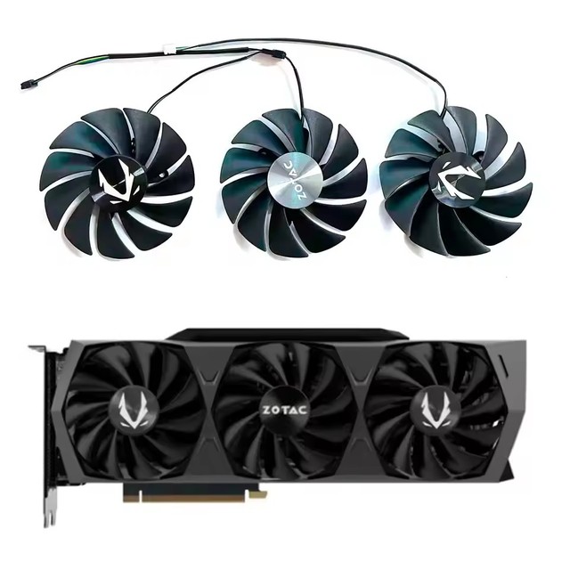 GA92S2U CF9015H12S 4PIN GPU fan For Zotac RTX 3070Ti 3080 3080TI 3090 Trinity Oc Video card cooling fan