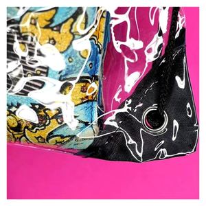 Sacs fourre-tout en nylon imperméables avec motif imprimé pour les fournitures et promotions de fête des bachelorettes - Product Image 3
