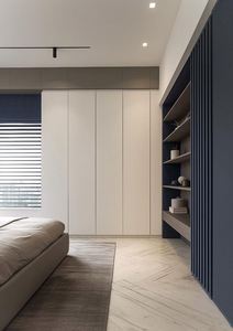 Armoire de rangement pour meubles de chambre Grand placard en bois - Product Image 3