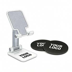 Foldable Desktop Promotion Gift Mobile Phone <b>Holder</b> with Custom Logo Cell Phone Stand Business Wholesale Adjustable Stand - Product Image 1