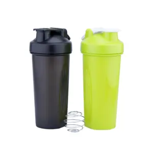 Hot Verkoop Nieuwe Klassieke Eco Vriendelijke Aangepaste Logo Plastic Shaker Waterflessen Gym Eiwit Shakers Cup Met Bal