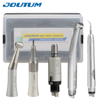 Peralatan Genggam Dental Max1 LED, Kit Genggam Kecepatan Tinggi dan Scaler Udara dan Kecepatan Rendah 2 Lubang 4 Lubang, Handpiece Gigi