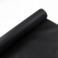 Toile non tissée 50 g/m² - 1x50 m, barrière anti-mauvaises herbes noire pour jardins