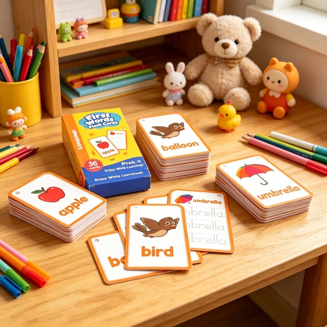 Good Quality Custom Learning Flash Cards for Children Personalized & Customized Designs Educational Use Coated Paper