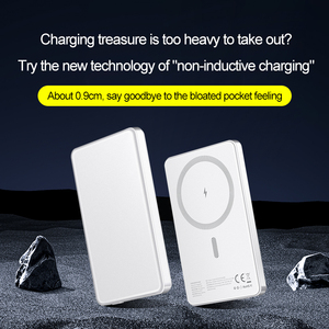 CITICITY Ultra-thin Magnetic Wireless <b>Charger</b> & Power Bank 5000mAh Fast Charging Holder Portable 18W Li-Polymer <b>Battery</b> - Product Image 2
