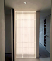 Plaque en Perspex givré mat avec diffusion de lumière pour cloisons architecturales et caissons lumineux LED