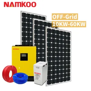 热卖20Kw 30Kw 50Kw 100Kw太阳能系统可再生能源热卖20000W离网太阳能系统太阳能