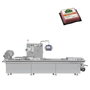 Food industry vacuum thermoforming machine packing