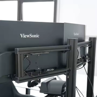 Simulateur de vol rotatif à 720 degrés Cockpit Profil en aluminium haute résistance Mouvements précis et lisses Divertissement sportif