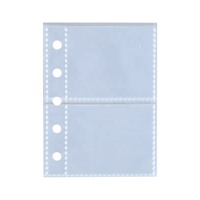 A8 m5 couverture transparente pvc 5 reliure à anneaux rechargeable cahier coque protecteur avec 2 boutons-pression journal albums organisateur planificateur dossier