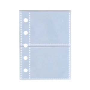 Обложка A8 m5 из прозрачного ПВХ с 5 кольцами, перезаправляемый чехол для ноутбука с 2 защапами, органайзер для дневных альбомов, папка для планировщика - Product Image 5