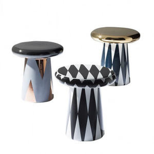 Mesa lateral de lujo para sala de estar, juego de cerámica nórdica de gama alta, decoración pequeña redonda, mesa lateral, mesa de centro con forma de seta - Product Image 4