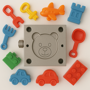 Moule en acier pour noyau et cavité, moule à jouets multi-cavités, moule à cavité unique, conception avec taille personnalisée - Product Image 2