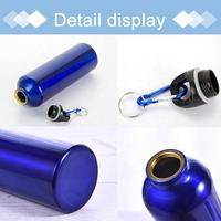 Bouteille d'Eau Promotionnelle Personnalisée à Bas Prix en Aluminium ou Acier Inoxydable pour Sports de Plein Air avec Logo d'Entreprise