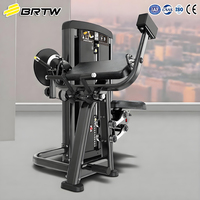 Machine d'entraînement réglable Brightway en acier pour curls et extensions de biceps et triceps, idéale pour la musculation des bras en salle de sport
