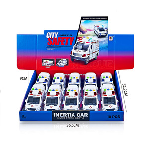 Nouvelle conception de voiture <span class=keywords><strong>jouet</strong></span> à inertie à succès, modèle de véhicule à inertie en plastique avec son, lumière et musique, police, <span class=keywords><strong>ambulance</strong></span>, camion, <span class=keywords><strong>jouet</strong></span> pour garçons - Product Image 6