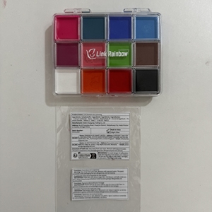 สีเพ้นท์หน้าและผิวกายแบบน้ำมัน 12 สี ขายส่ง อุปกรณ์เพ้นท์ตัวสำหรับเด็กผู้หญิงและเด็ก - Product Image 5
