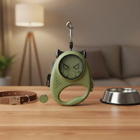 Nouvelle mode poignée antidérapante laisse de marche pour animaux de compagnie sangle en nylon durable motif animal personnalisé en caoutchouc plastique pour la marche du chien