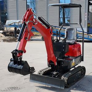 Livraison gratuite, mini-excavatrice sur chenilles de 1 tonne, moteur Kubota CE EPA Euro 5, multi-accessoires, cabine confortable <span class=keywords><strong>pour</strong></span> utilisation à la ferme et au jardin - Product Image 3