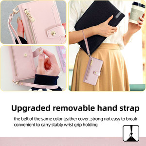 Étui <span class=keywords><strong>portefeuille</strong></span> en cuir 2026 avec sangle pour téléphone portable <span class=keywords><strong>Honor</strong></span>, sacoche bandoulière pour <span class=keywords><strong>Honor</strong></span> 80 70 60 Magic 6 5 4 Pro - Product Image 5