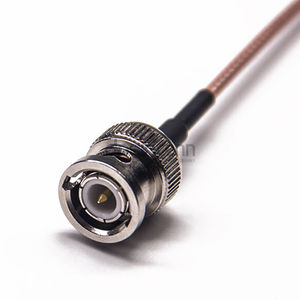 كابل <span class=keywords><strong>BNC</strong></span> لكاميرات المراقبة المتحركة بدقة 5 ميجابكسل، موصل ذكر إلى أنثى مستقيم مقاوم للماء، كابل تمديد RG142 للتركيب الأمامي - Product Image 4