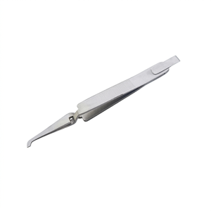 Pinzas de Acero Inoxidable SUNTOOLS/STIPL, Cónicas, con Orificios, Cierre Cruzado, Punta Mediana, para Joyería - Product Image 1