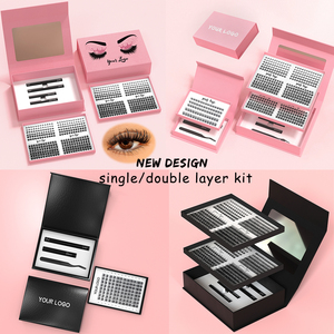 Bán Buôn Mới Cá Nhân <span class=keywords><strong>Lash</strong></span> Cụm Lông Mi Mở Rộng Chuyên Nghiệp Pre-Cắt Phân Khúc Cụm Lông Mi Tự Làm <span class=keywords><strong>Lash</strong></span> Mở Rộng Kit - Product Image 6