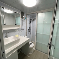 Maison préfabriquée extensible personnalisée en conteneur de 20 pieds ou 40 pieds, cuisine en acier léger, maison portable de luxe, Casas Prefabricadas