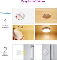 Lampes de nuit LED intelligentes modernes à détecteur infrarouge, détecteur de mouvement, lampe d'escalier, fonctionne sur piles, lampes à capteur pour
