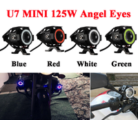 Feux avant de moto U7, 12V, étanches IP67, feux de jour DRL, clignotants, feux arrière, feux antibrouillard LED