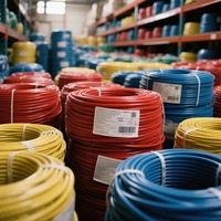 Kabel Tembaga Berisolasi PVC 2.5mm Inti Padat 300V/450V IP20 untuk Pemasangan Lampu Rumah Grosir