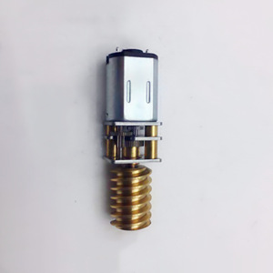 N20 DC Motor 32mm Flange Mount 300 RPM Brushed Permanent Magnet Copper <b>Worm</b> Gear Output 36V Totally Enclosed - Product Image 2