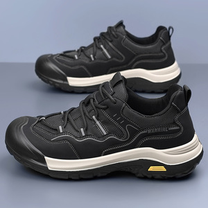 Zapatos Deportivos para Hombre, Parte Superior de Malla, Suela de Goma, Transpirables, Suela Gruesa, Casuales, para Senderismo, Trabajo, Primavera, Verano, Otoño - Product Image 2