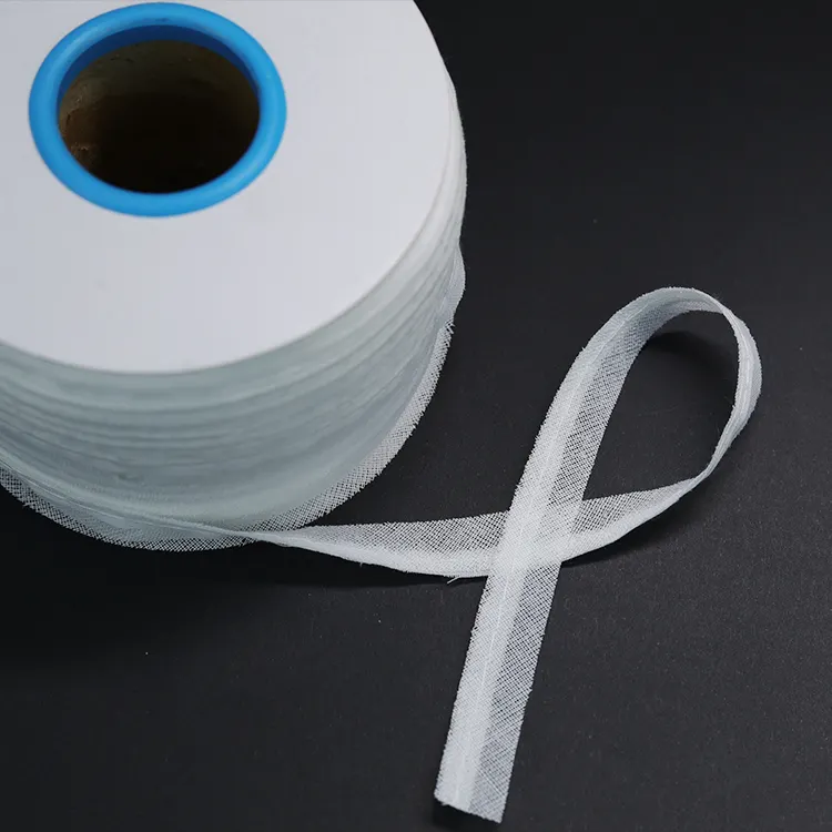 Çin fabrika yapıştırıcı yapışkan tela hemming bant konfeksiyon için