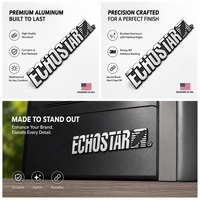 Plaque signalétique personnalisée en aluminium, résistante aux rayures et durable, pour l'électronique grand public, MOQ 500 pièces