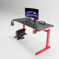 Bureau d'étude moderne pour ordinateur portable, convertible, compact, avec structure métallique, de la marque Yz Commercial Furniture