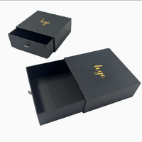 Boîte cadeau de luxe personnalisée avec logo, style tiroir, en carton écologique, étanche, pour montre, avec gaufrage, pelliculage mat et éponge