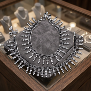 Meilleure Chaîne de Cheville Classique Payal en Laiton Fait Main avec Opale et Plaqué Oxydé 104874 Bijoux en Gros Kanhai Jewels Meilleur Prix pour Femme - Product Image 3