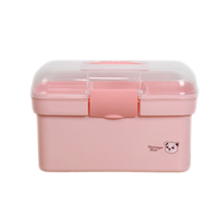 Boîte à médicaments en plastique PP, boîte de rangement portable 7 pièces, kit médical
