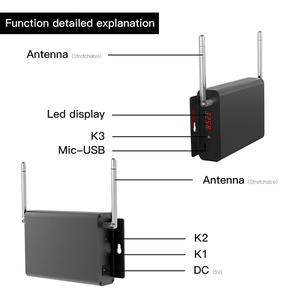 Nhà Hàng Không Dây Đường Dài Máy Nhắn Tin Gọi Chuông Khuếch Đại Nút Lặp 433M Để Tăng Cường Khoảng Cách Truyền 1.2mi - Product Image 6